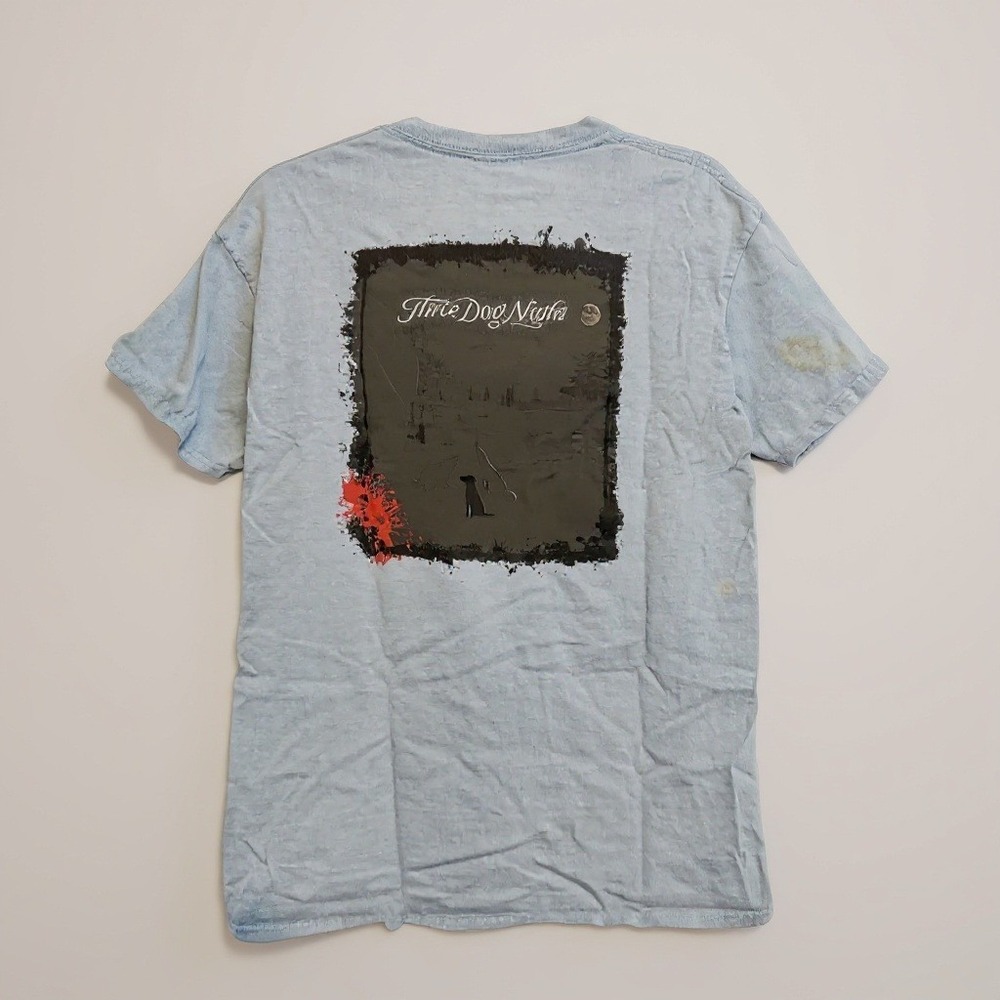 Three Dog Night Band T Shirt Graphic Print Music Rock Concert Tee